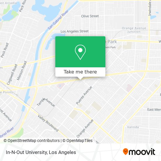 In-N-Out University map