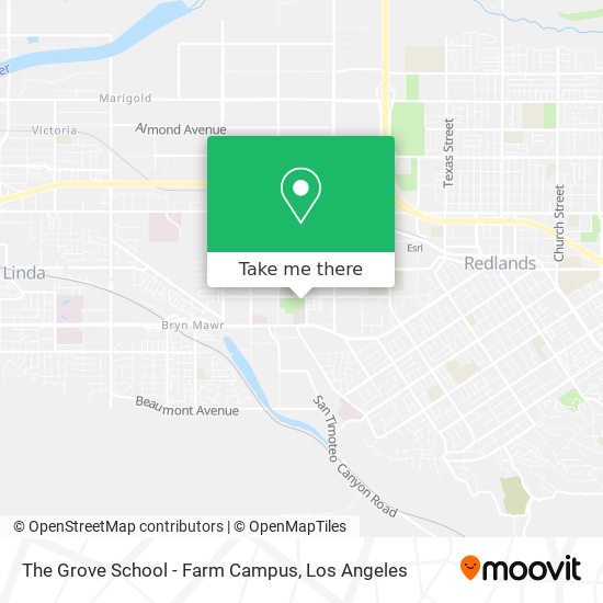 Mapa de The Grove School - Farm Campus