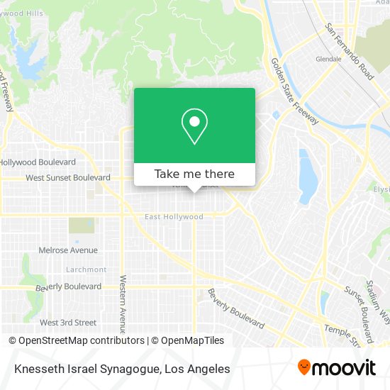 Knesseth Israel Synagogue map