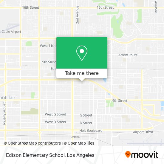 Edison Elementary School map