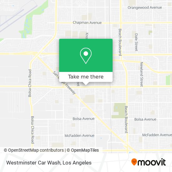 Westminster Car Wash map