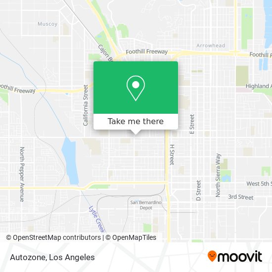 Autozone map