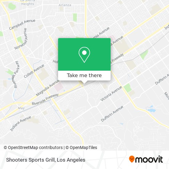 Shooters Sports Grill map