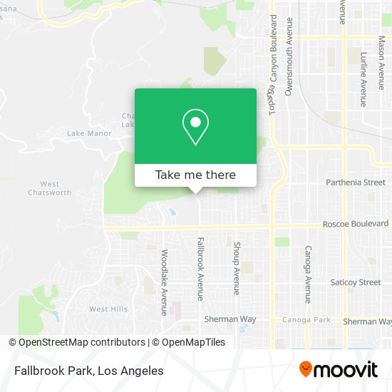 Fallbrook Park map