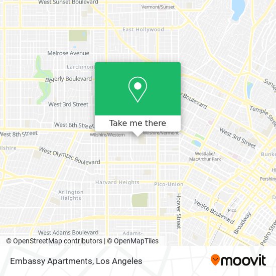 Embassy Apartments map