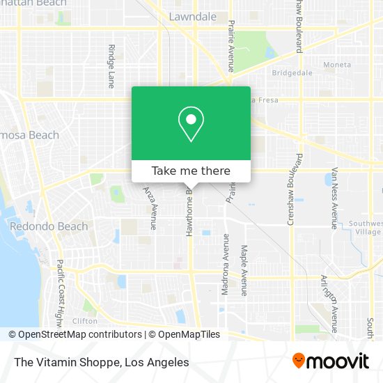 Mapa de The Vitamin Shoppe