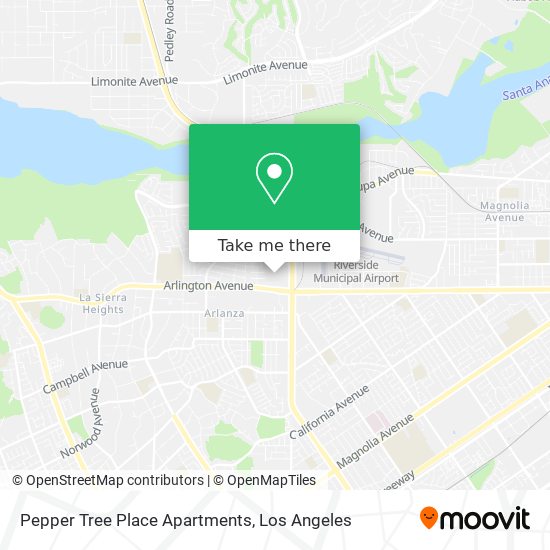 Mapa de Pepper Tree Place Apartments