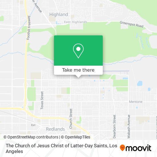 The Church of Jesus Christ of Latter-Day Saints map