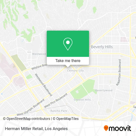 Mapa de Herman Miller Retail