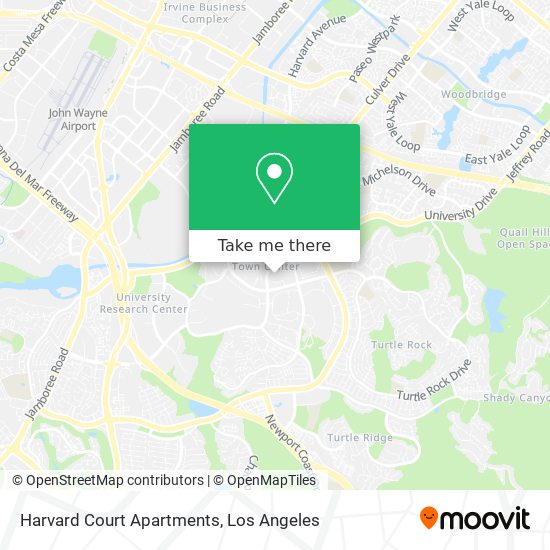 Harvard Court Apartments map