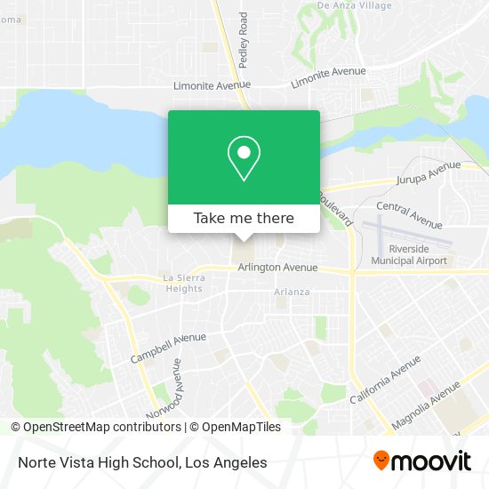 Norte Vista High School map