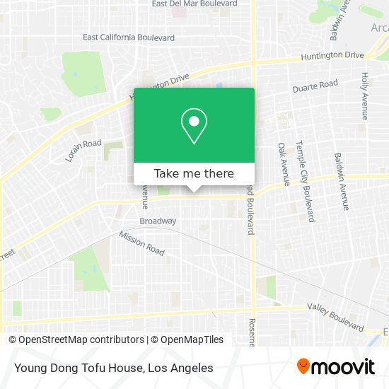 Young Dong Tofu House map