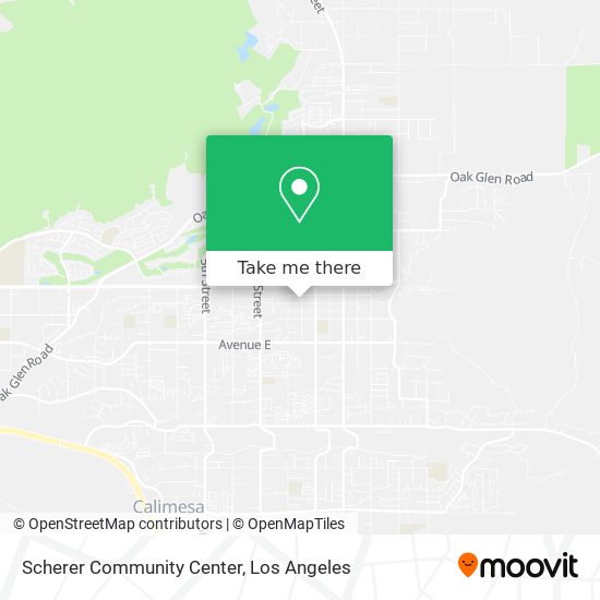 Scherer Community Center map