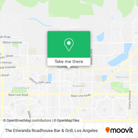 The Etiwanda Roadhouse Bar & Grill map