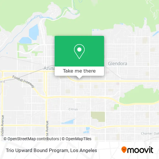 Trio Upward Bound Program map
