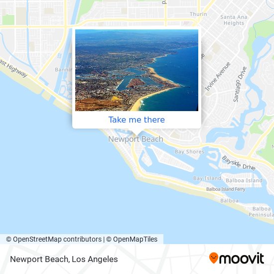 Newport Beach map