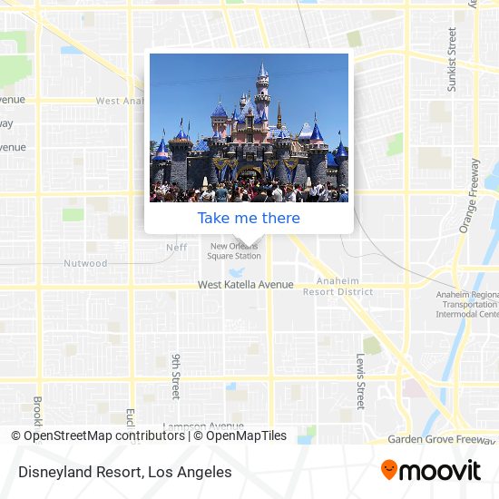 Mapa de Disneyland Resort