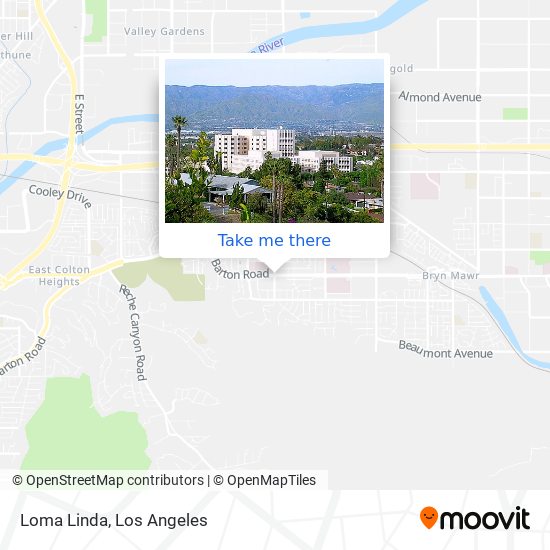 Mapa de Loma Linda