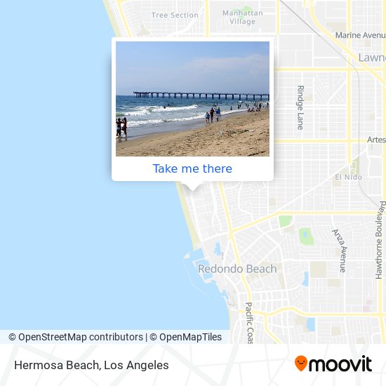 Hermosa Beach map