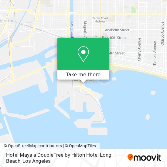 Hotel Maya a DoubleTree by Hilton Hotel Long Beach map