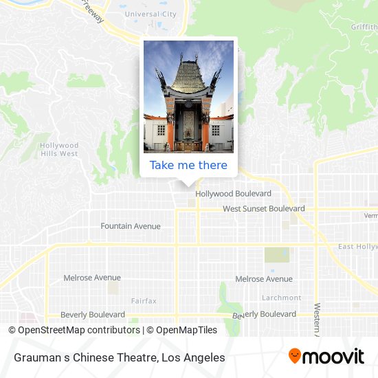 Mapa de Grauman s Chinese Theatre