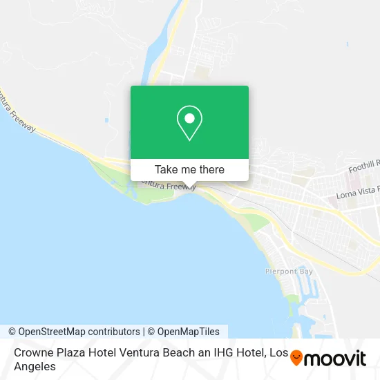 Crowne Plaza Hotel Ventura Beach an IHG Hotel map