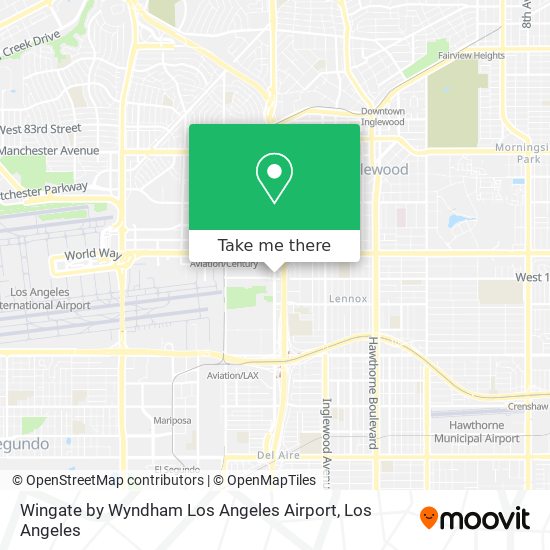 Wingate by Wyndham Los Angeles Airport map