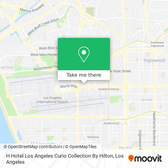 Mapa de H Hotel Los Angeles Curio Collection By Hilton