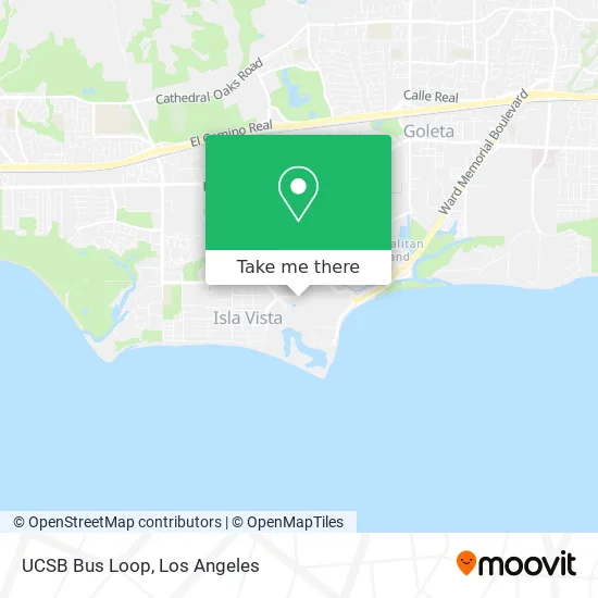 UCSB Bus Loop map