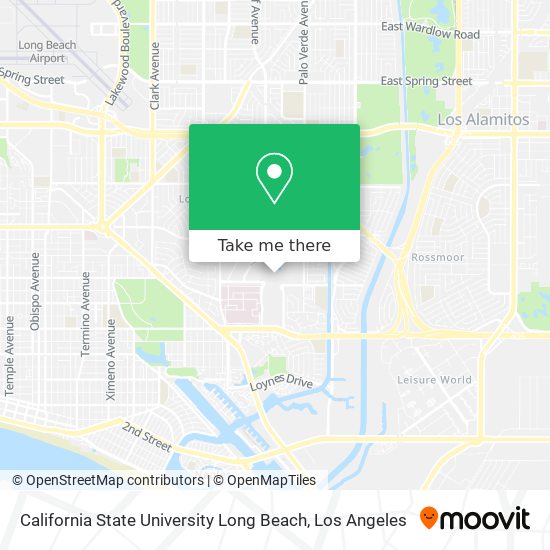 California State University Long Beach map