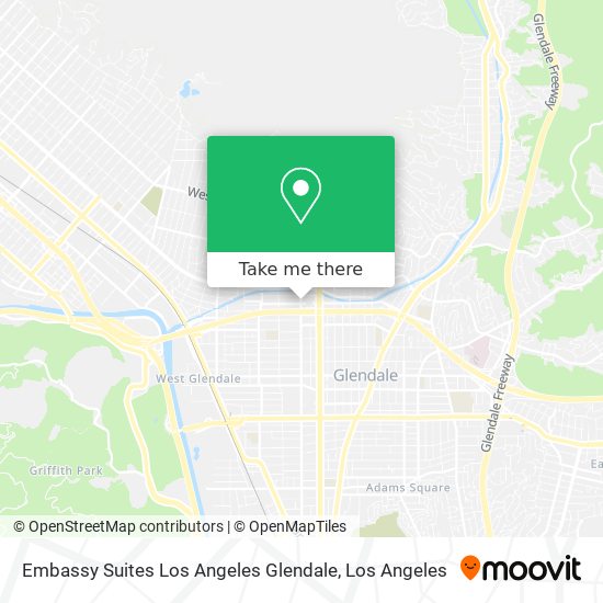 Embassy Suites Los Angeles Glendale map