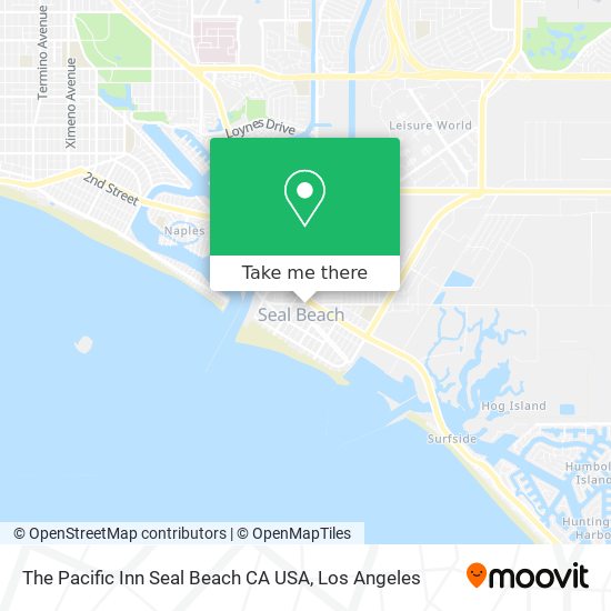The Pacific Inn Seal Beach CA USA map