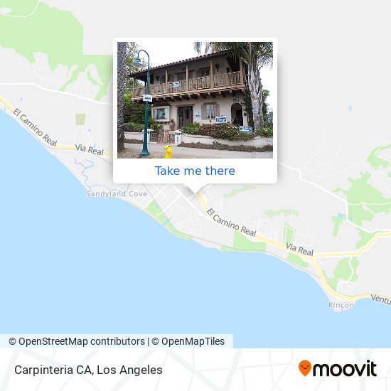 Mapa de Carpinteria CA