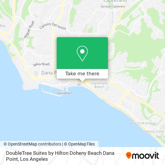 Mapa de DoubleTree Suites by Hilton Doheny Beach Dana Point