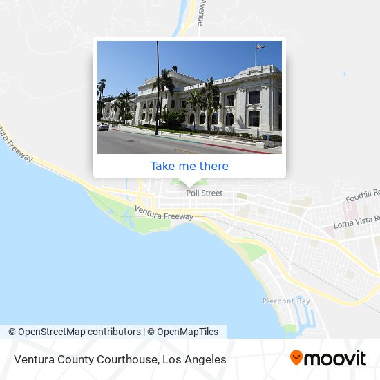 Ventura County Courthouse map