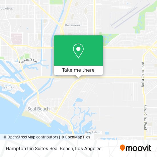 Mapa de Hampton Inn Suites Seal Beach