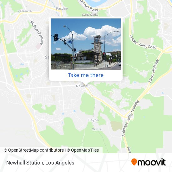 Mapa de Newhall Station