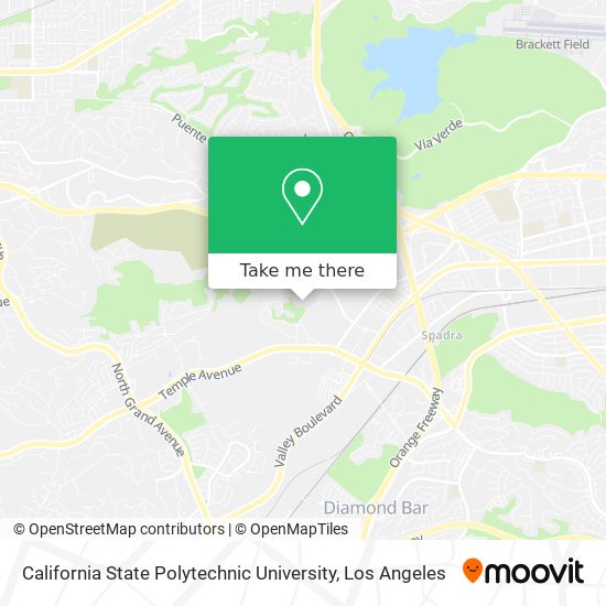 Mapa de California State Polytechnic University