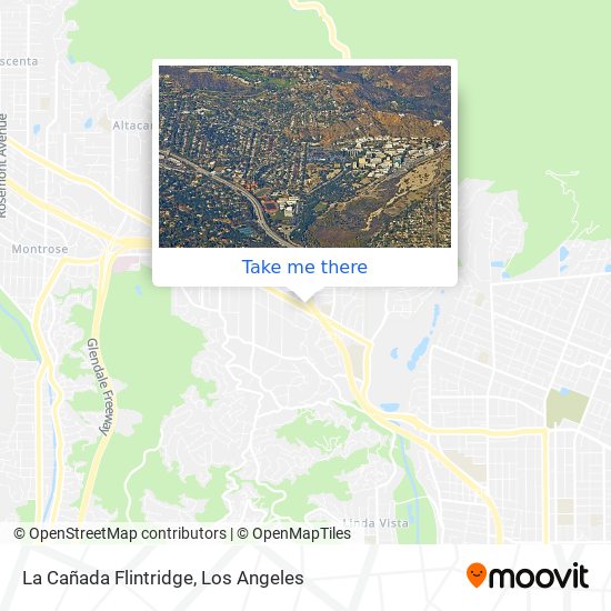 Mapa de La Cañada Flintridge