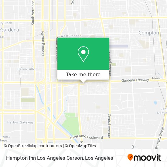 Mapa de Hampton Inn Los Angeles Carson