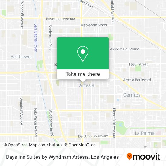 Mapa de Days Inn Suites by Wyndham Artesia