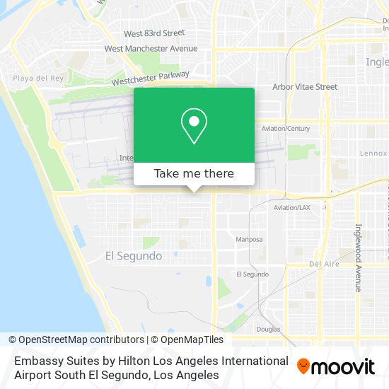 Mapa de Embassy Suites by Hilton Los Angeles International Airport South El Segundo