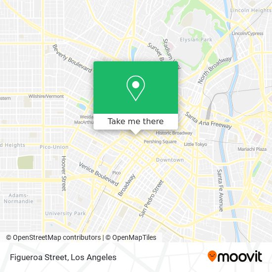 Mapa de Figueroa Street