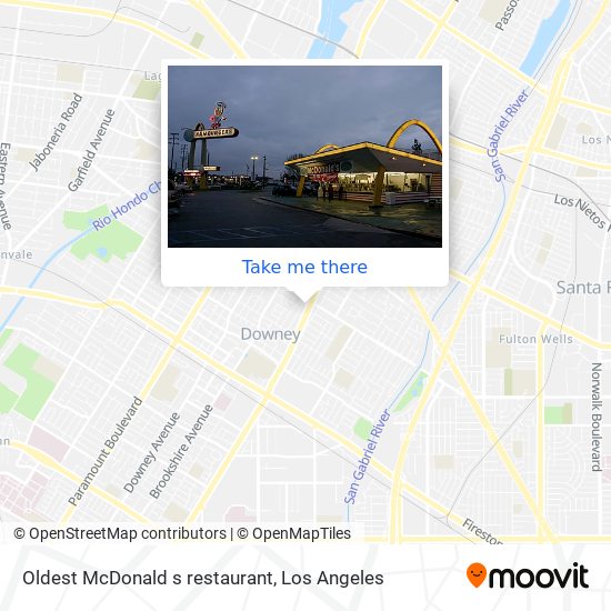 Mapa de Oldest McDonald s restaurant