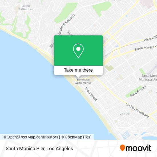 Mapa de Santa Monica Pier