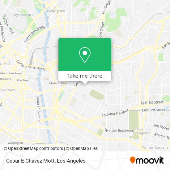 Cesar E Chavez Mott map