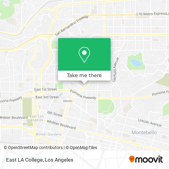 East LA College map