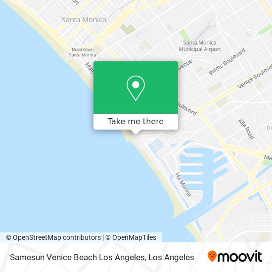 Samesun Venice Beach Los Angeles map