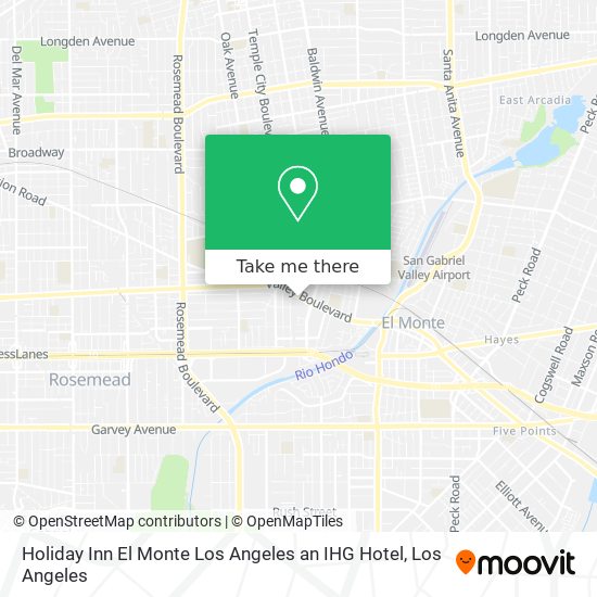 Holiday Inn El Monte Los Angeles an IHG Hotel map