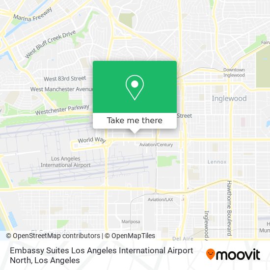 Mapa de Embassy Suites Los Angeles International Airport North
